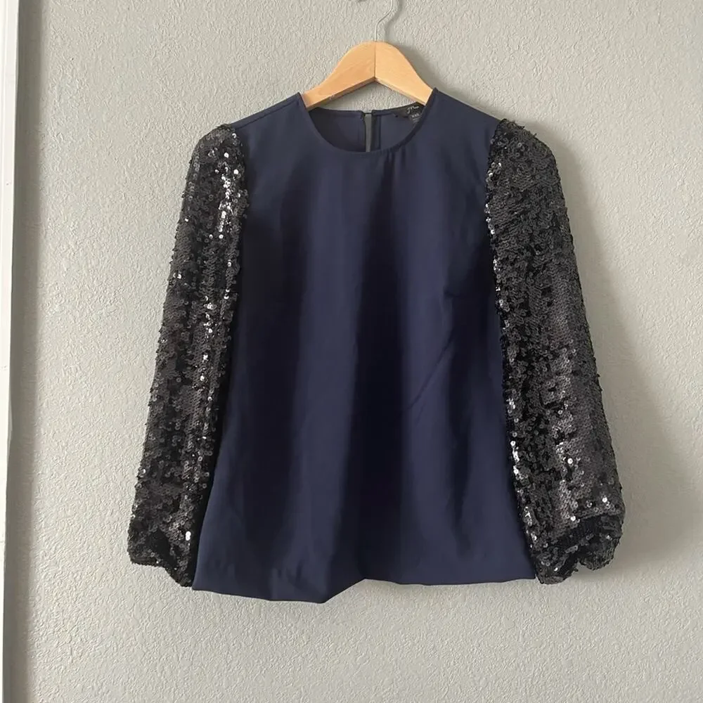 J. Crew Sequin Top
